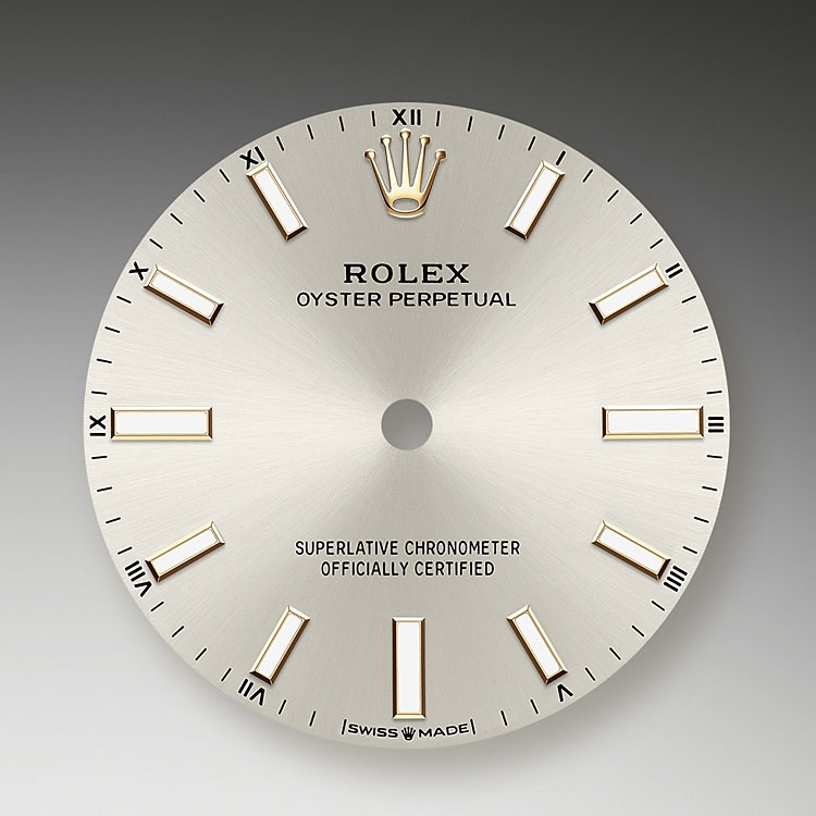 Esfera plateada Rolex Oyster Perpetual 34 en Relojería Alemana