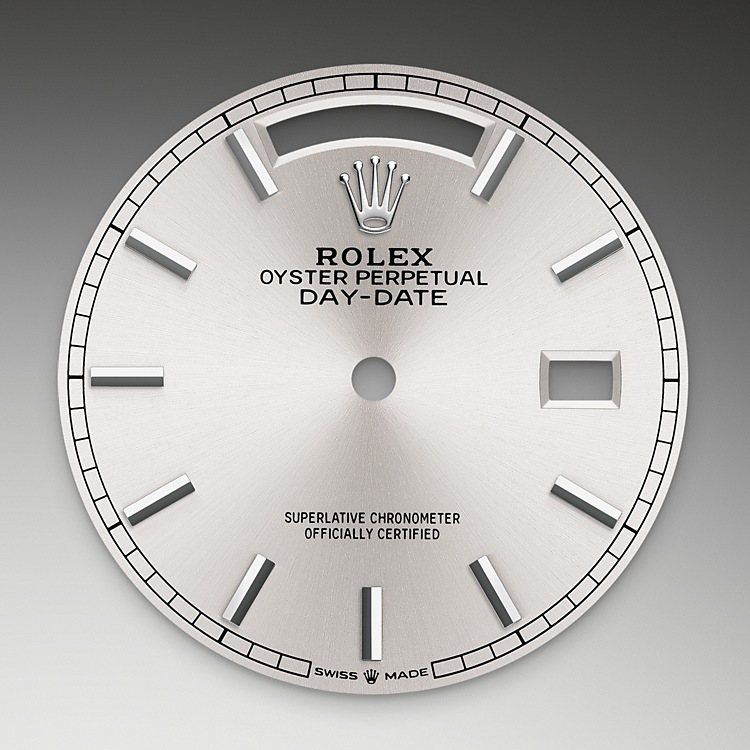 oro Blanco Rolex Day-Date en Relojería Alemana