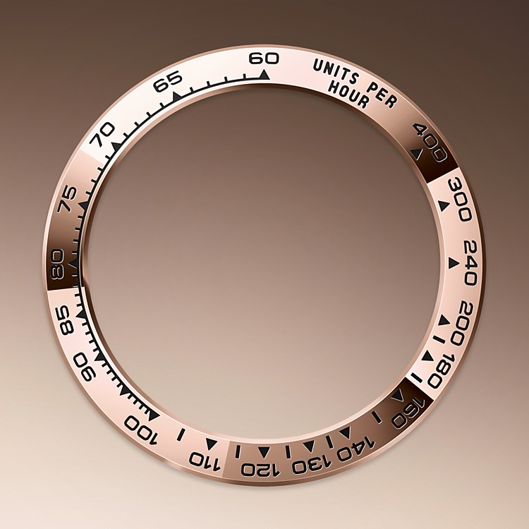 Escala taquimétricar Rolex Cosmograph Daytona oro Everose de 18 quilates en Relojería Alemana