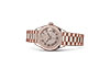 Rolex watch Lady-Datejust Everose gold and diamonds and  Diamond-paved dial in Relojería Alemana