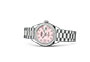 Reloj Rolex Lady-Datejust de oro blanco, diamantes y esfera de ópalo rosa engastada de diamantes en Relojería Alemana