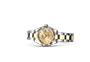 Rolex watch Lady-Datejust Oystersteel and yellow gold, and champagne-colour dial set with diamonds in Relojería Alemana