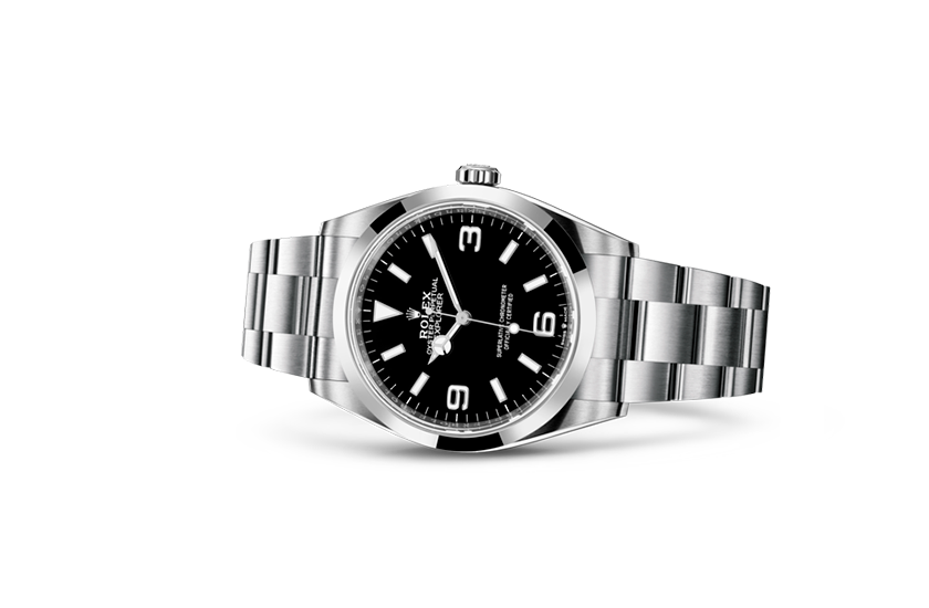 Rolex watch Explorer Oystersteel and Black Dial in Relojería Alemana