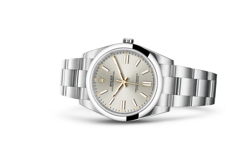  Rolex watch Oyster Perpetual 41 Oystersteel and silver dial in Relojería Alemana 