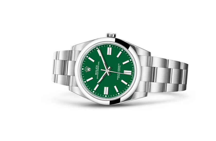  Rolex Oyster Perpetual 41 Oystersteel and Green Dial in Relojería Alemana 