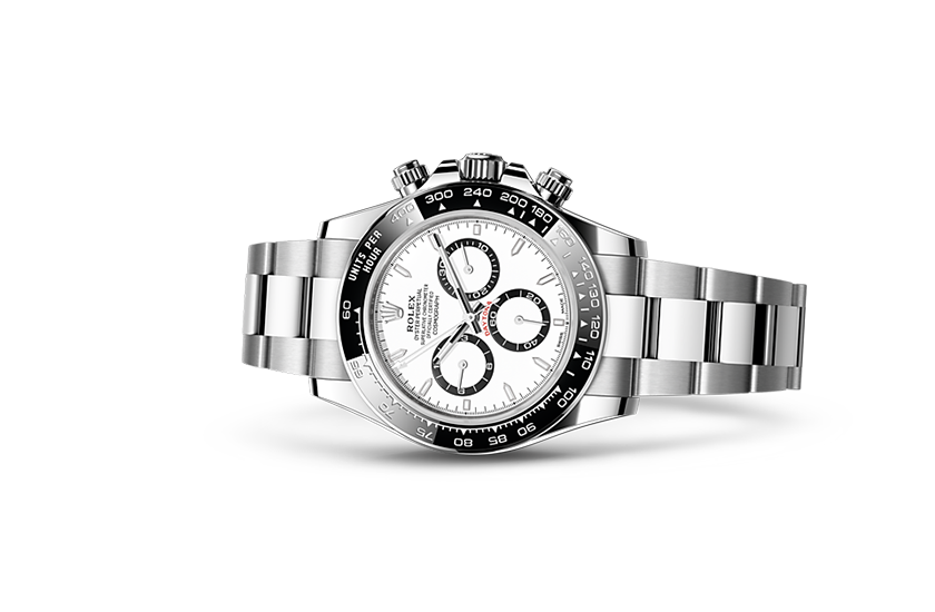 Rolex Cosmograph Daytona Oystersteel and White Dial in Relojería Alemana