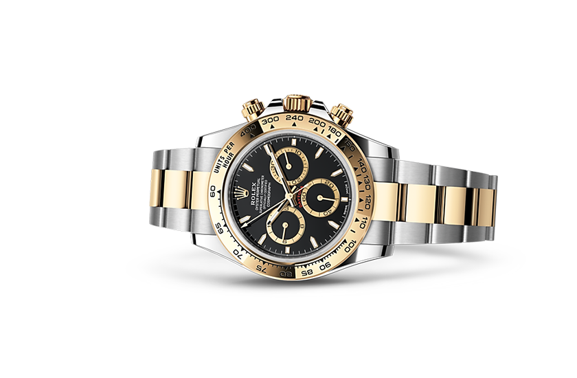 Rolex Cosmograph Daytona Oystersteel and yellow gold and Black Dial in Relojería Alemana
