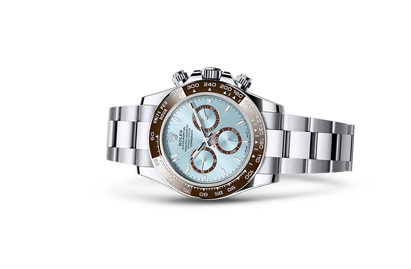Rolex Cosmograph Daytona de platinum and blue dial glaciar in Relojería Alemana
