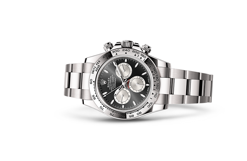 Rolex Cosmograph Daytona white gold and vivid black dial and acero in Relojería Alemana