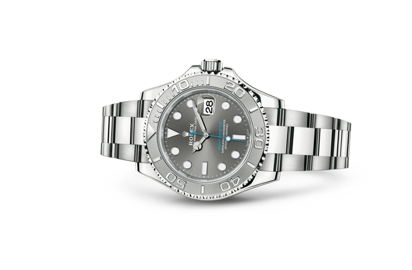 Rolex Yacht-Master 40 Oystersteel and platinum and slate dial in Relojería Alemana