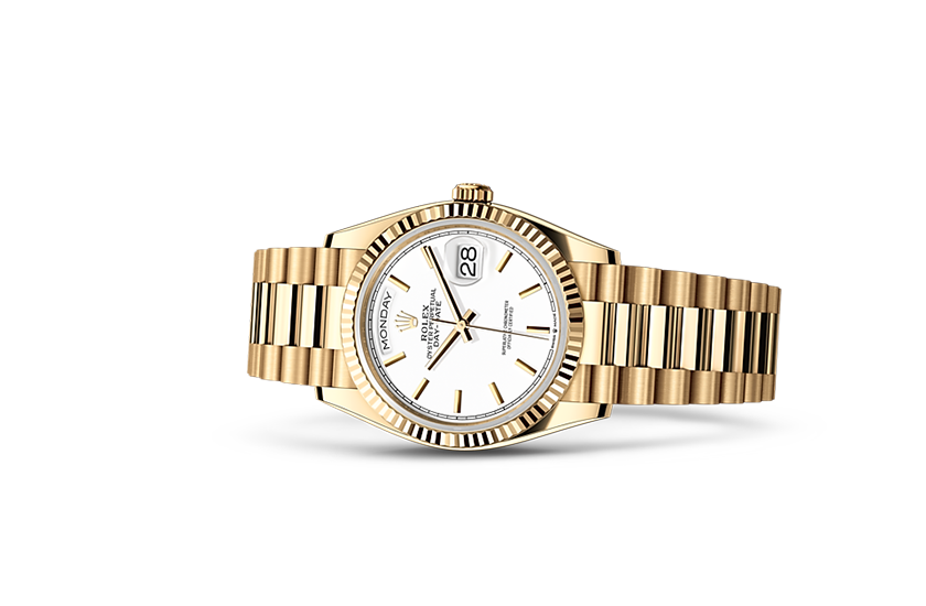 Rolex Day-Date white gold and White Dial in Relojería Alemana