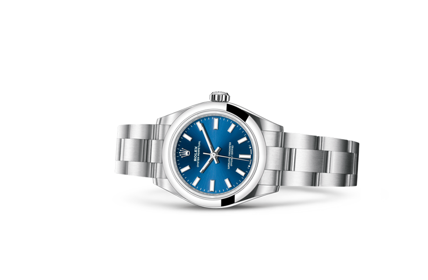  Foto Rolex Oyster Perpetual 28 Oystersteel and vivid blue dial in Relojería Alemana 