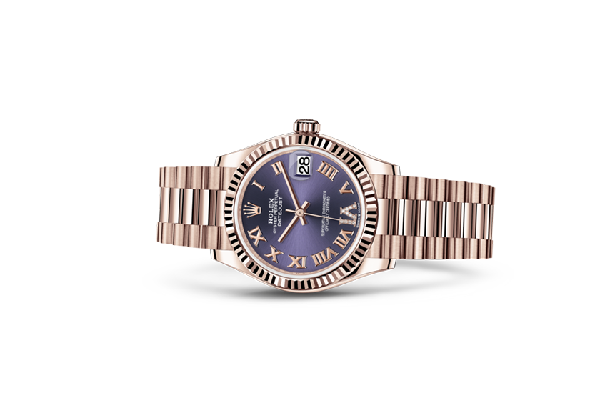 Foto Rolex watch Datejust 31 Aubergine dial set with diamonds Relojería Alemana in Mallorca
