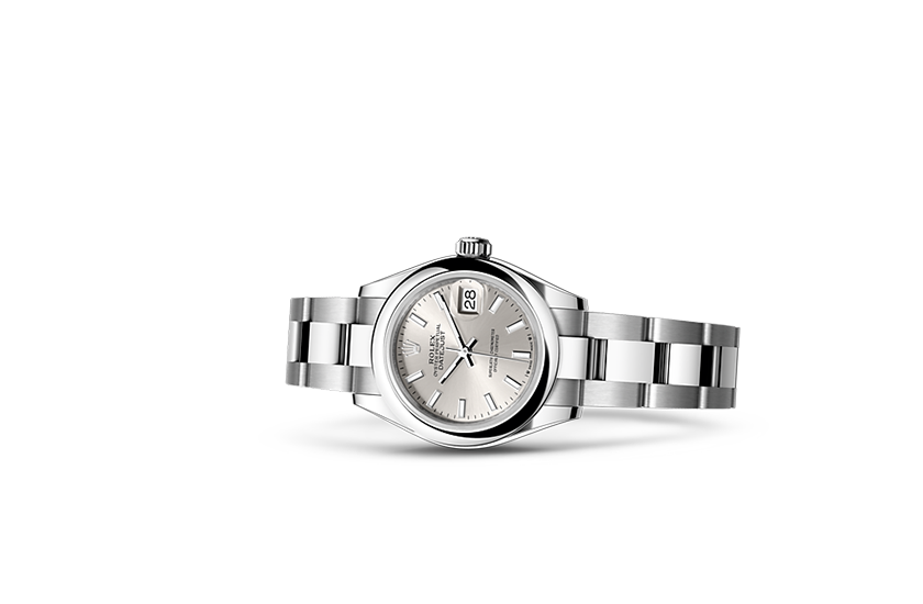 Rolex watch Lady-Datejust Oystersteel and Silver dial in Relojería Alemana