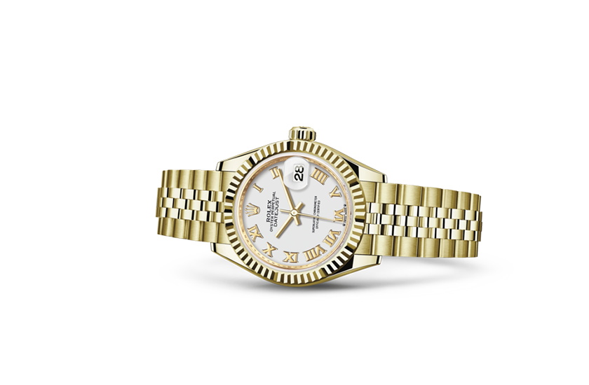 Reloj Rolex Lady-Datejust oro amarillo y esfera blanca en Relojería Alemana 
