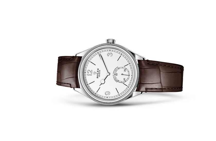 Rolex 1908 de Oro blanco de 18 Quilates y Blanco intenso en Relojería Alemana