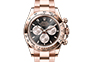 Rolex Cosmograph Daytona 18 CT Everose gold and vivid black dial and Sundust in Relojería Alemana