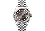Rolex Lady-Datejust acero Oystersteel y oro blanco, y esfera color «Dark grey» engastada de diamantes  en Relojería Alemana