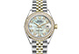 Rolex Lady-Datejust Oystersteel, yellow gold, White White mother-of-pearl dial set with diamonds in Relojería Alemana
