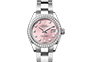 Rolex Lady-Datejust Oystersteel, white gold and diamonds, and pink dial set with diamonds  in Relojería Alemana
