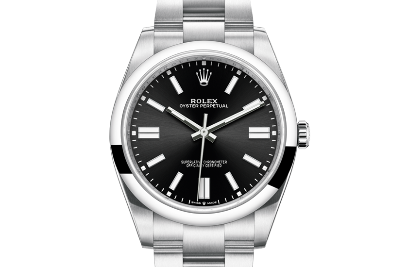 Rolex Oyster Perpetual 41 Oystersteel and Vivid black dial in Relojería Alemana 