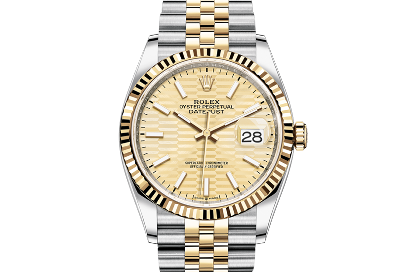 Rolex watch Datejust 36 yellow gold Relojería Alemana in Mallorca