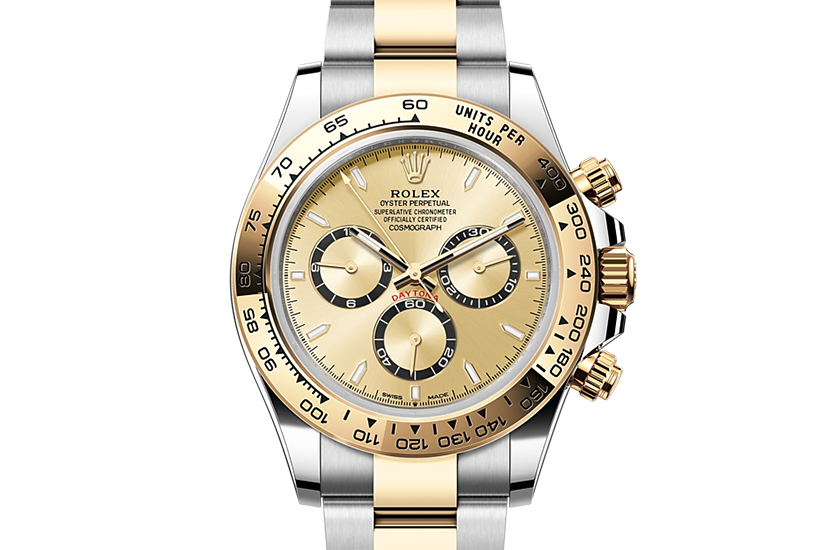 Rolex Cosmograph Daytona Oystersteel and yellow gold and Golden dial in Relojería Alemana