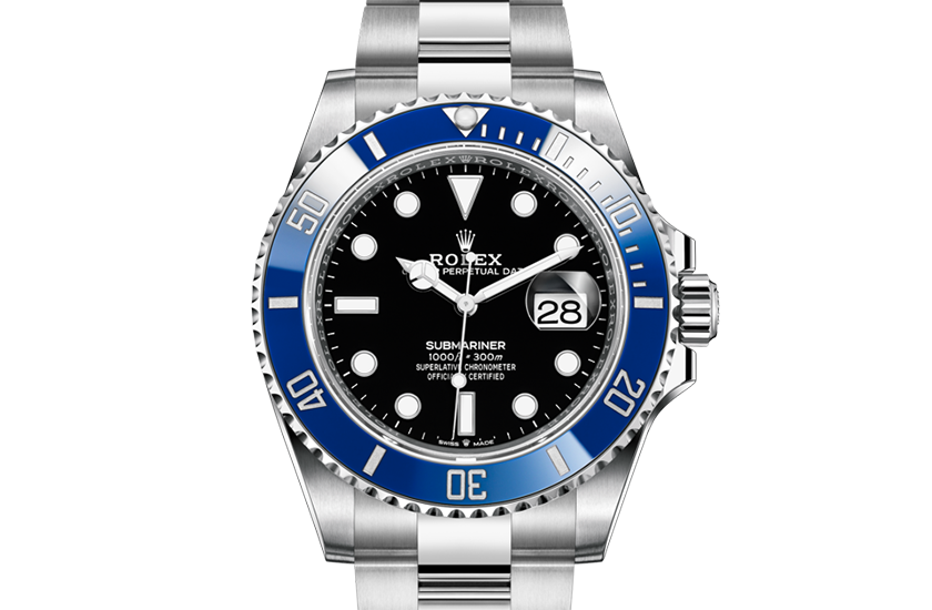 Rolex watch Submariner Date white gold and Black Dial in Relojería Alemana 