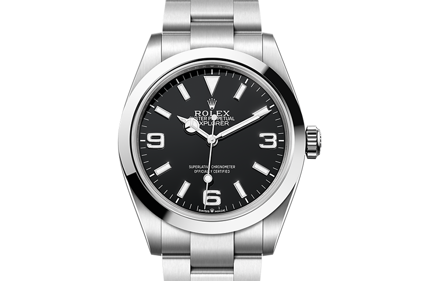 Rolex Explorer white gold and Black Dial in Relojería Alemana
