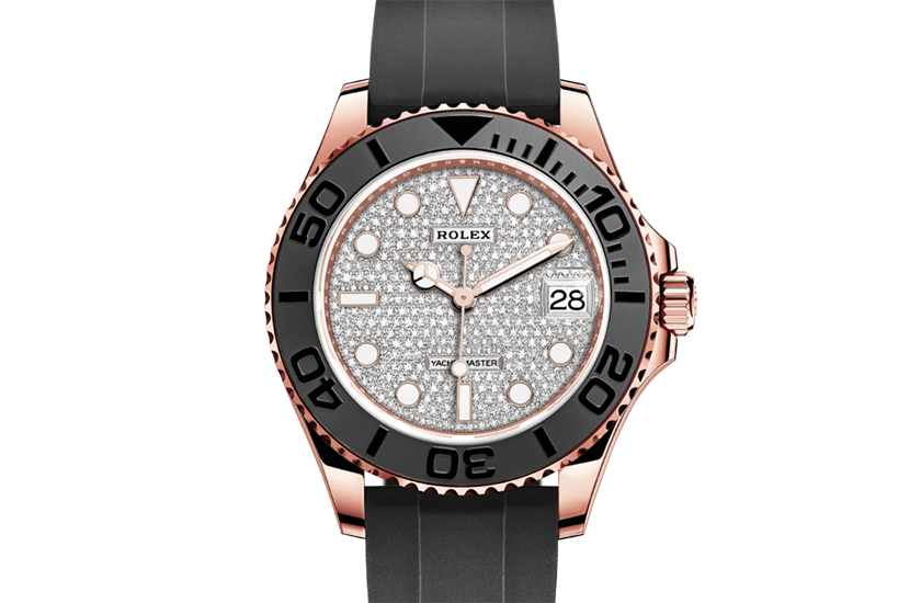 Rolex Yacht-Master 37 Everose gold diamond-paved dial  in Relojería Alemana