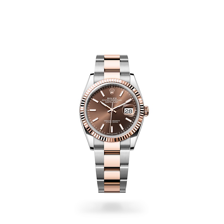 Rolex Datejust 36, 36 mm, Oystersteel and Everose gold in Relojería Alemana