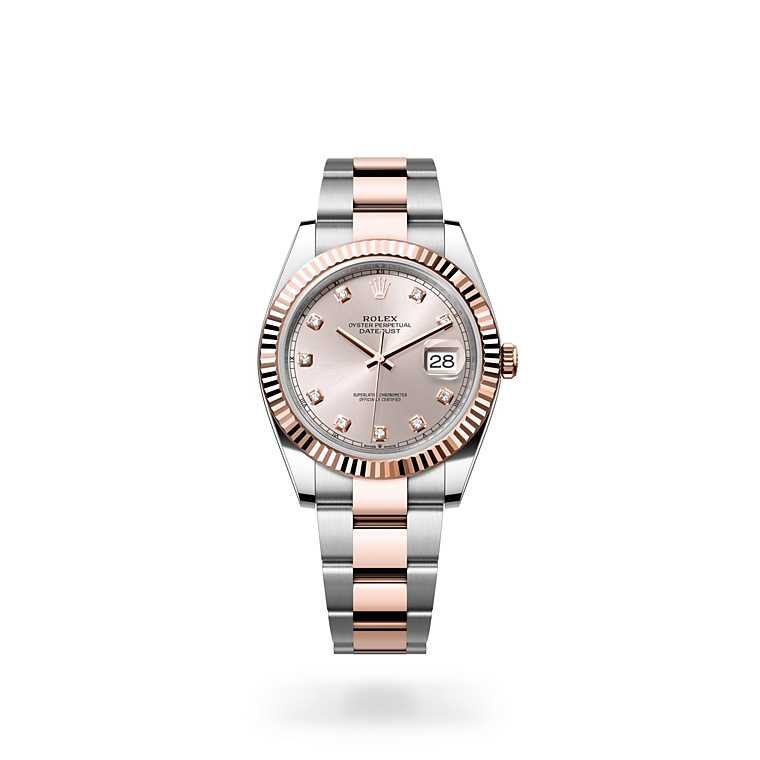 Rolex Datejust 41 Oyster, 31 mm, Oystersteel and Everose gold in Relojería Alemana