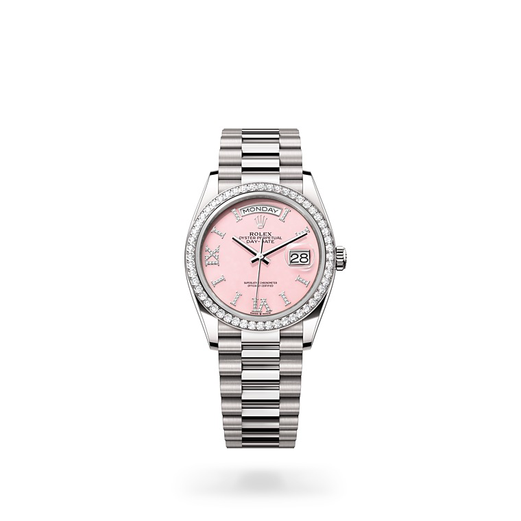 Rolex Oyster Perpetual 36 Everose gold and diamonds Relojería Alemana