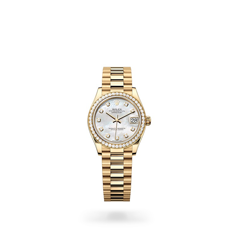 Rolex Datejust 31 yellow gold and diamonds in Relojería Alemana