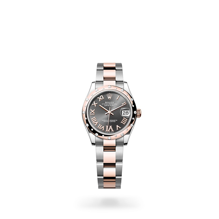 Rolex Datejust 31 Oystersteel, Everose gold and diamonds in Relojería Alemana