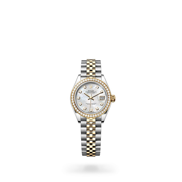 Rolex Lady-Datejust Oystersteel, yellow gold and diamonds in Relojería Alemana