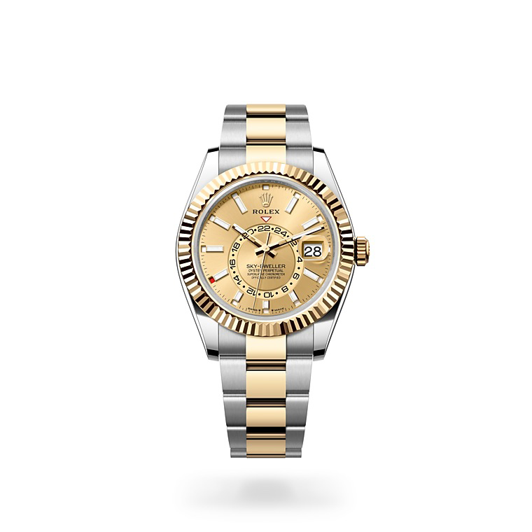 Rolex Sky-Dweller Oystersteel and yellow gold in Relojería Alemana
