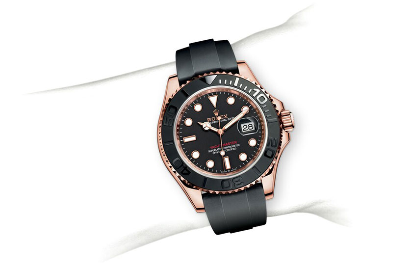 Simulation wrist el Rolex watch Yacht-Master 40 in Relojería Alemana