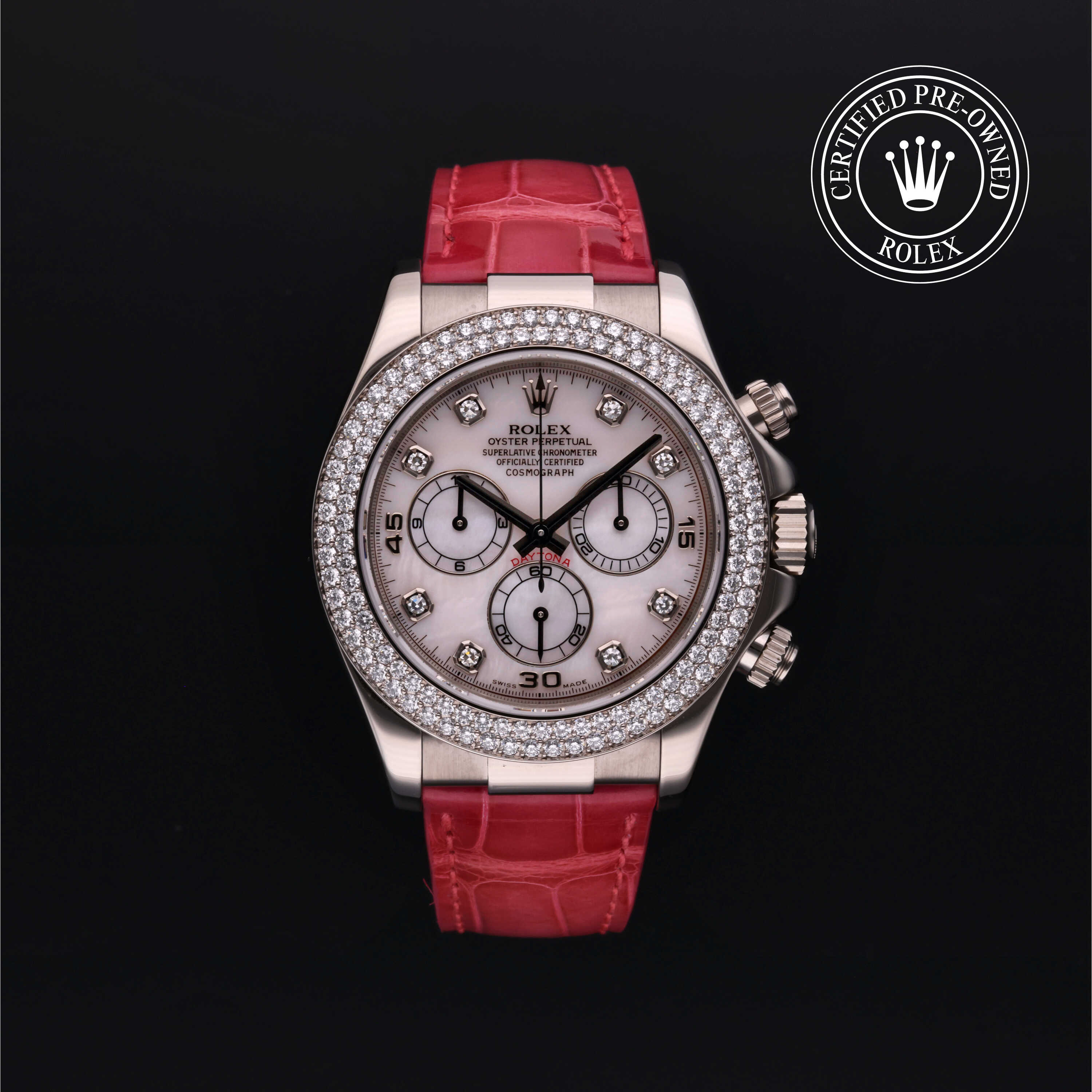 Rolex Certified Pre-Owned Cosmograph Daytona-40 mm-White gold-2004-116589RBR