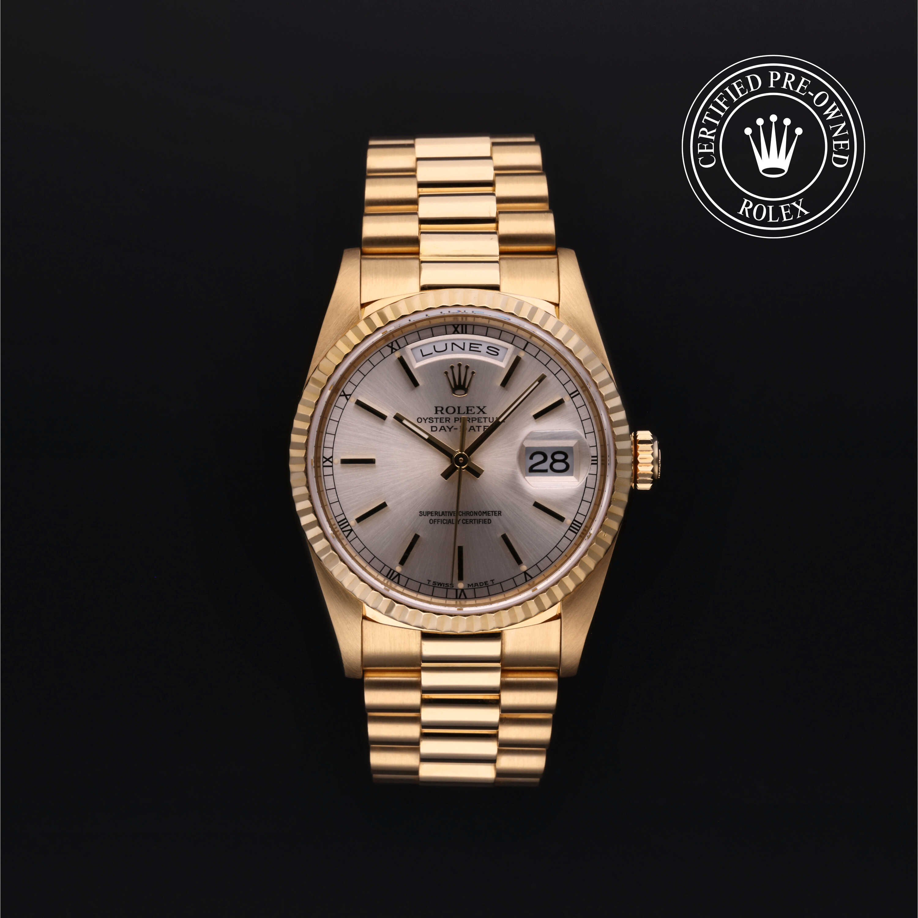 Rolex Certified Pre-Owned 1992, 36 mm, Oro amarillo