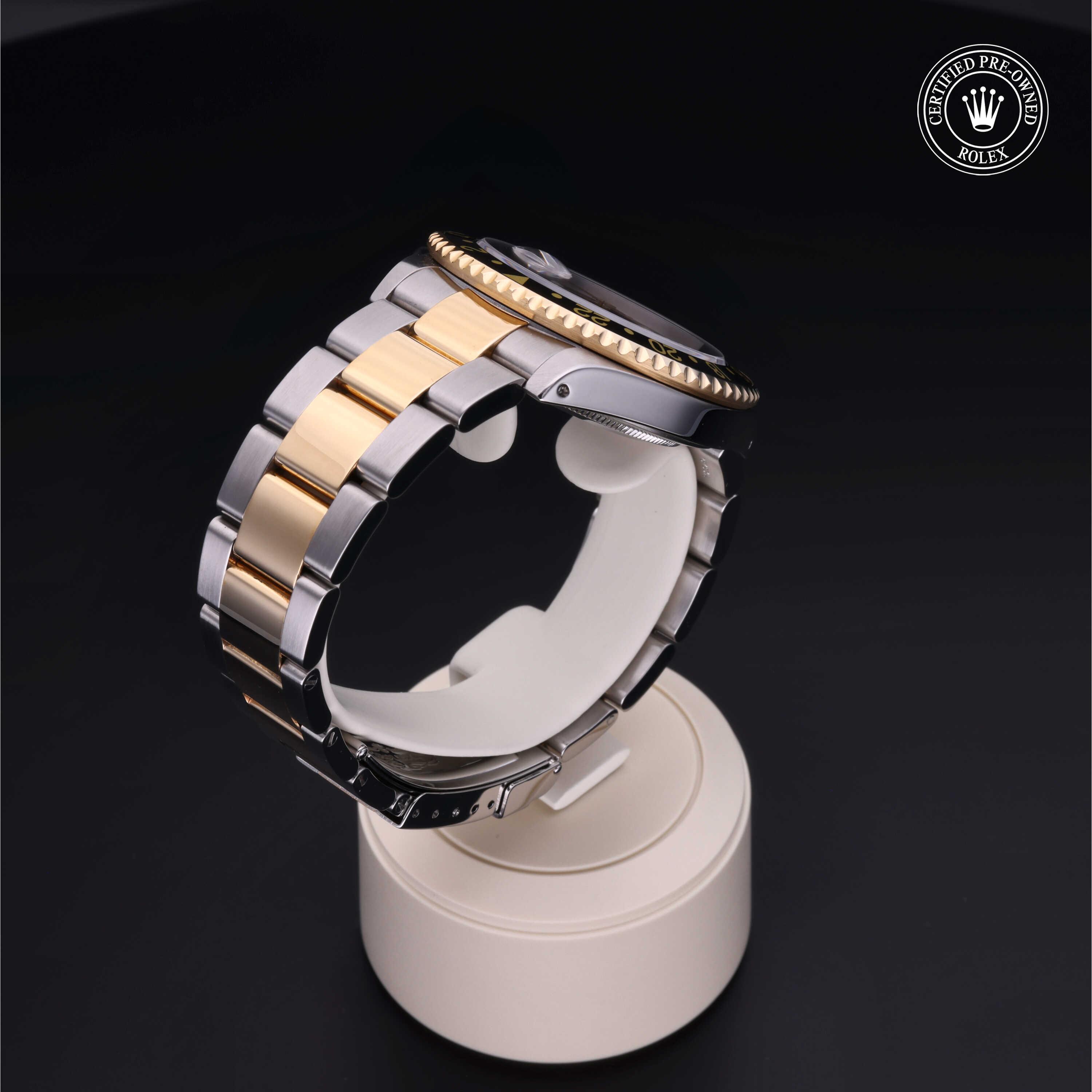 Rolex Certified Pre-Owned GMT-Master II-40 mm-Rolesor amarillo-2002-16713LN